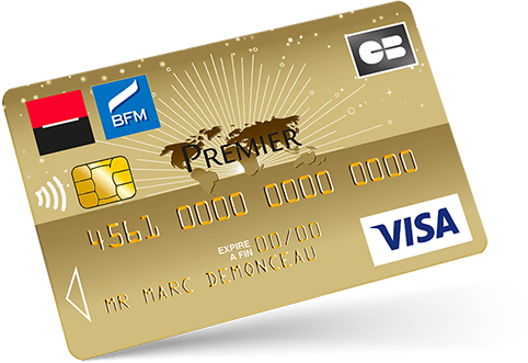 Carte bancaire CB Visa Premier BFM