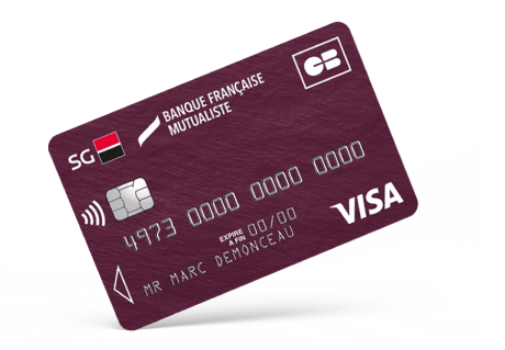 Carte bancaire CB Visa Evolution BFM
