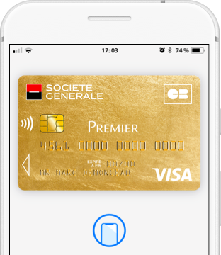 Paiement mobile Paylib et Apple Pay Sobrio carte Visa Premier
